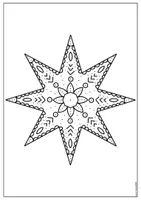 Vorschau - Mal- und Bastelvorlagen - Weihnachtssterne zum Ausmalen – 10 Vorlagen für Fensterbilder & Klassenzimmer-Deko | Weihnachten Bastelideen - Seite 2