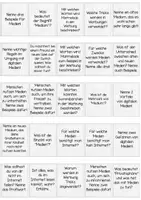 Vorschau - Aufgabenkarten - Wiederholung Thema Medien - Marktplatzmethode - Seite 3