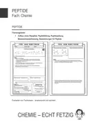 Vorschau - Arbeitsblätter - Materialpaket - Peptide - Seite 1