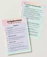 Vorschau - Fördermaterial/Inklusion - Aufgabenlotse für den Text der Woche - Deckblatt