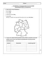 Vorschau - Stationenlernen - Deutschland und Bayern entdecken – Bundesländer, Nachbarländer & Demokratie - Klasse 4 - Seite 1