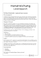 Vorschau - Arbeitsblätter - Leseteppiche Nomen - Lesen lernen mit Sichtwortschatz - Seite 1