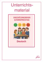 Vorschau - Arbeitsblätter - Selbsteinschätzungsbogen Elternsprechtag Deutsch - Deckblatt