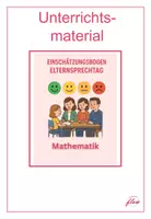 Vorschau - Arbeitsblätter - Selbsteinschätzungsbogen Elternsprechtag Mathematik - Deckblatt