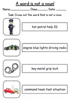 Vorschau - Arbeitsblätter - Polizei / Police: Nouns verbs adjectives - 13 Arbeitsblätter zu Wortarten (Englisch) - Seite 3