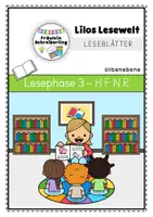 Vorschau - Arbeitsblätter - Leseblätter zu Lilos Lesewelt 1 - Silbenebene (HFNR) - Deckblatt