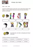 Vorschau - Arbeitsblätter - Kinder der Welt - Seite 3