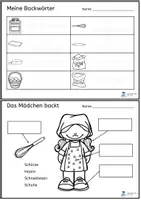 Vorschau - Unterrichtsreihen - Monatsperlen: Backen - dreifach differenziert - Seite 1