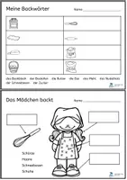 Vorschau - Unterrichtsreihen - Monatsperlen: Backen - mittelschwer - Seite 1
