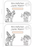 Vorschau - Arbeitsblätter - Sankt Martin - St Martin - Mini-Heftchen - Deutsch - (1. Klasse) - Seite 3