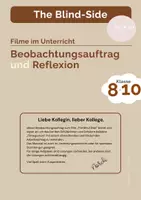 Vorschau - Arbeitsblätter - Beobachtungsauftrag zum Film (The Blind Side) - Seite 1