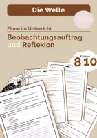 Vorschau - Arbeitsblätter - Beobachtungsauftrag zum Film (Die Welle) - Deckblatt