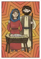 Vorschau - Mal- und Bastelvorlagen - Ausmalbilder Weihnachtsgeschichte, Figuren - Seite 2