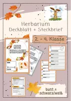 Vorschau - Arbeitsblätter - Herbarium - Deckblatt
