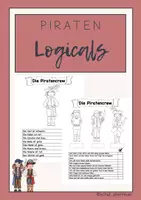Vorschau - Arbeitsblätter - Logicals Piratencrew - Deckblatt