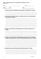 Vorschau - Arbeitsblätter - 5 Grundpfeiler der Demokratie / Parteien - Leistungskontrolle zur polit. Grundordnung - Seite 1