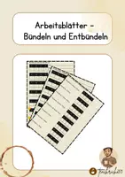 Vorschau - Arbeitsblätter - Arbeitsblätter - ZR1000 Bündeln von Stellenwerten - Deckblatt