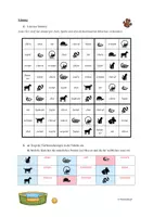 Vorschau - Arbeitsblätter - Sudoku: Les animaux de compagnie - Seite 1