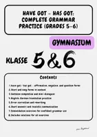 Vorschau - Stationenlernen - All About Have Got / Has Got – English Grammar Workbook (Klasse 5–6) - Deckblatt