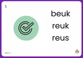 Voorbeeld - pakket Wat mist er? Kern 1 t/m 11 maan en zon versie bewegend leren - Pagina 1