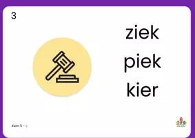 Voorbeeld - pakket Wat mist er? Kern 1 t/m 11 maan en zon versie bewegend leren - Pagina 3