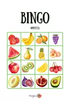 Προεπισκόπηση - Flashcards - BINGO - Φρούτα - Εξώφυλλο