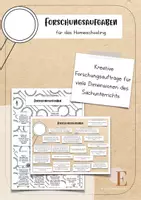 Vorschau - Anderer Materialtyp - Forschungsaufgaben für den Sachunterricht - Deckblatt
