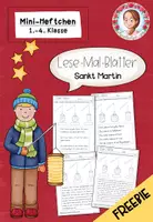 Vorschau - Arbeitsblätter - FREEBIE Lesemalblatt Sankt Martin | Deutsch Klasse 1-2 - Deckblatt