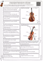 Vorschau - Arbeitsblätter - Saiteninstrumente /Streicher -Arbeitsblatt zu Youtubevideo / Musik fachfremd unterrichten - Seite 2