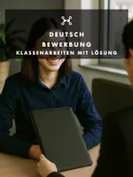 Vorschau - Test - Bewerbung & Berufsorientierung Jgst. 8/9 (2 Klassenarbeiten mit Lösung) - Deckblatt