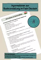 Vorschau - Merkblätter - Informationen zur Buchvorstellung - Deckblatt