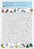Vorschau - Arbeitsblätter - Winter-Suchsel | 16 Winterwörter | Rätselspaß für den Winter | 3-fach differenziert - Seite 3