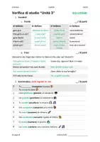 Vorschau - Arbeitsblätter - Verifica di Studio "Mini Progresso" - Unità 3 - Seite 3