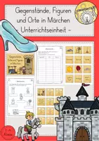 Vorschau - Arbeitsblätter - Märchen Wortspeicher Unterrichtseinheit Werkstatt Klasse 3 4 - Deckblatt