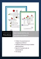 Vorschau - Arbeitsblätter - Kreuzworträtsel Anfangsunterricht (zweifach differenziert) - Deckblatt