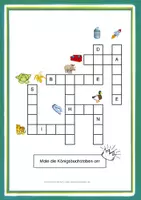 Vorschau - Arbeitsblätter - Kreuzworträtsel Anfangsunterricht (zweifach differenziert) - Seite 2