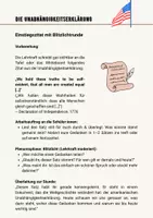 Vorschau - Stundenentwürfe - Unterrichtsreihe: Die Amerikanische Unabhängigkeit - Seite 3