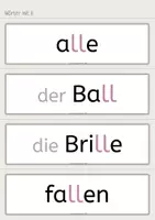 Vorschau - Bildkarten - Bild- und Wortkarten: Wörter mit ll - Seite 2