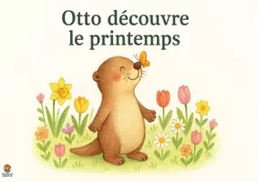 Aperçu - Affichage - Otto découvre le printemps. - Kamishibaï en PDF à imprimer. - Page de couverture
