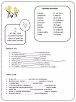 Vorschau - Arbeitsblätter - Verbos regulares en español - Seite 1