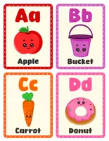 Aperçu - Cartes / Images - Printable Alphabet Flashcards for Kids - Page de couverture