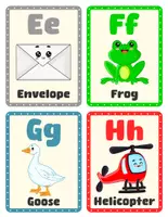 Aperçu - Cartes / Images - Printable Alphabet Flashcards for Kids - Page 1