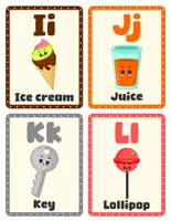 Aperçu - Cartes / Images - Printable Alphabet Flashcards for Kids - Page 2