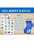 anteprima - Flashcard - 🎄 Memory di Natale – Un gioco festoso da stampare e regalare! - Pagina 3