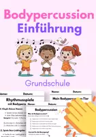 Vorschau - Stundenentwürfe - Bodypercussion leicht gemacht: Komplettpaket zur Einführung - Deckblatt