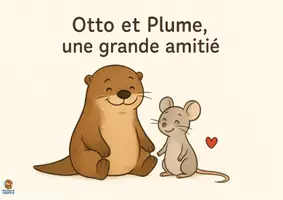 Aperçu - Affichage - Otto et Plume une grande - Kamishibaï en PDF à imprimer. - Page de couverture