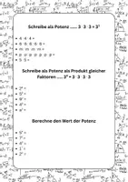 Vorschau - Arbeitsblätter - Potenzen Einführung - Seite 1