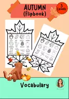 Vista previa - Hojas de trabajo - AUTUMN Flipbook - Vocabulario otoño (Multilevel) - Portada