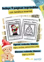 Vista previa - Hojas de trabajo - Colorea Según la Figura y el Silencio Musical – Invierno - página 1