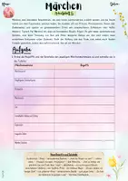 Vorschau - Arbeitsblätter - Märchen: „Der goldene Apfel“ – Märchenelemente erkennen und kreativ anwenden! (5. – 7. Klasse | Deutsch | Sachunterricht | Kreativaufgaben | Ethik | Gesellschaft) - Seite 1